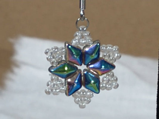 Glass Star Earrings