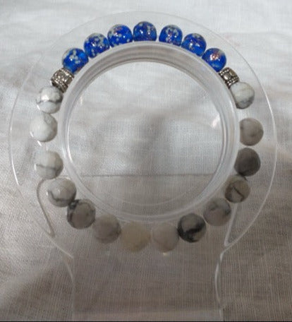 Blue glow in the dark bracelet